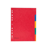 Pergamy Pergamy tabbladen A4, karton, geassorteerde 5 tabs