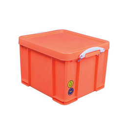 Really Useful Box Rub 35L Opbergdoos Neonoranje [1st]