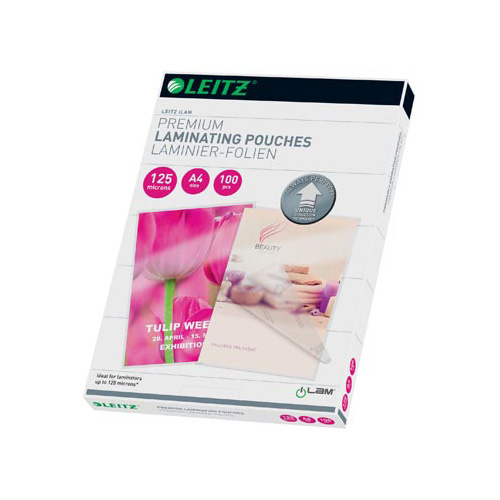 Leitz Leitz Ilam lamineerhoes ft A4, 250 micron (2 x 125 micron), pak van 100 stuks