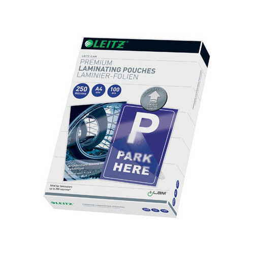 Leitz Leitz Ilam lamineerhoes ft A4, 250 micron (2 x 250 micron), pak van 100 stuks