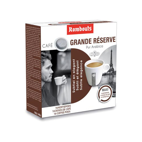 Rombouts koffiepads voor espresso, Grande Réserve pak 16 st.