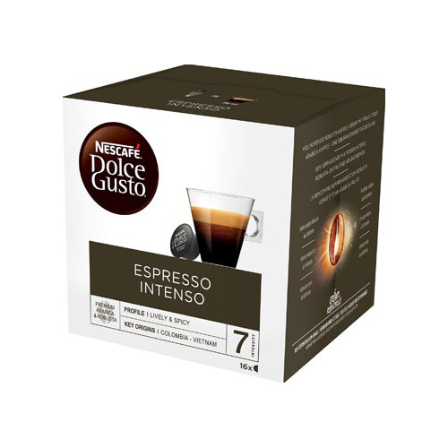 Nescafé Dolce Gusto Nescafé Dolce Gusto koffiecapsules, Espresso Intenso, pak van 16 stuks