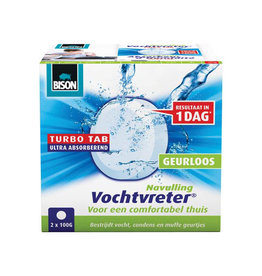 Bison Bison navulling voor ontvochtiger Ambiance, doos van 2 tabs van 100 gram