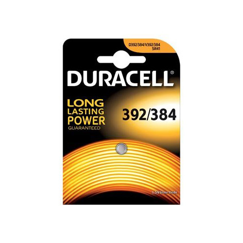 Duracell Duracell knoopcel 392/384, op blister