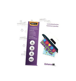 Fellowes lamineerhoes Enhance80 ft A4, 160 micron (2 x 80 micron), pak van 100 stuks, mat