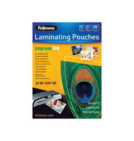Fellowes lamineerhoes Impress100 ft A3, 200 micron (2 x 100 micron), pak van 100 stuks