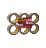 Scotch Scotch verpakkingsplakband Heavy, ft 50 mm x 66 m, bruin, pak van 6 stuks