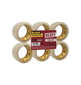 Scotch Scotch verpakkingsplakband Secure Seal, ft 50 mm x 66 m, transparant, pak van 6 stuks