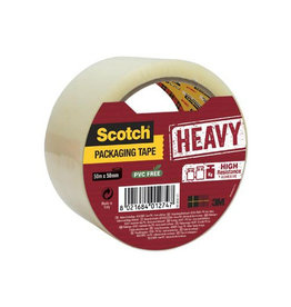 Scotch Scotch verpakkingsplakband Secure Seal, ft 50 mm x 50 m, transparant, per stuk