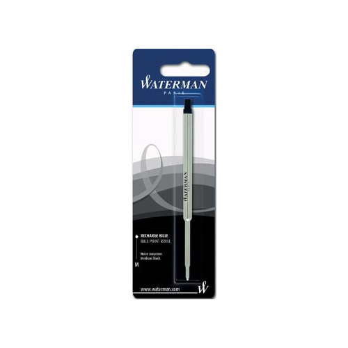 Waterman Waterman vulling voor balpen medium, zwart, op blister