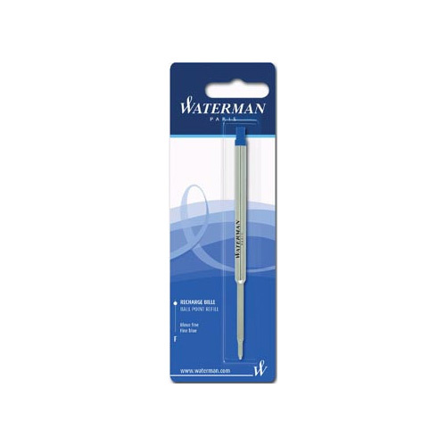 Waterman Waterman vulling voor balpen fijn, blauw, op blister