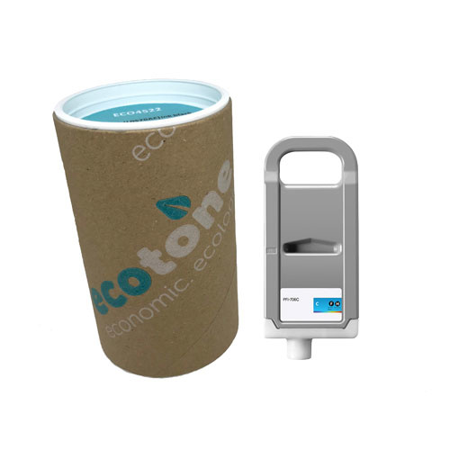 Ecotone Canon PFI-706C (6682B001) ink cyan 700ml (Ecotone) DK