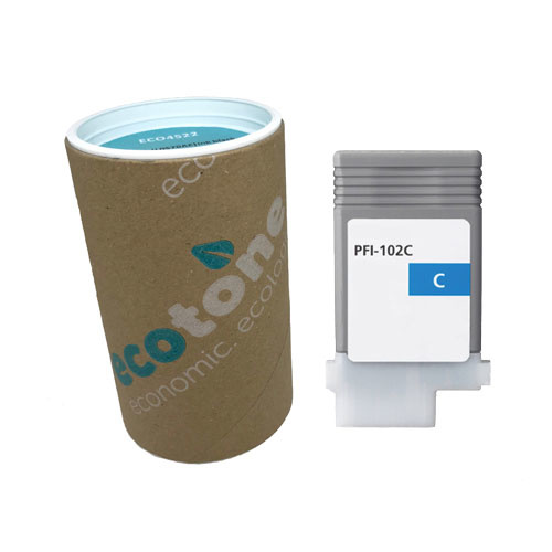 Ecotone Canon PFI-102C (0896B001) ink cyan 130ml (Ecotone) DK