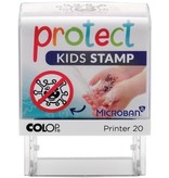Colop Colop stempel Protect Kids stamp, stempel die kinderen helpt hun handen goed te wassen