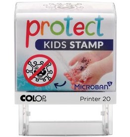 Colop Colop stempel Protect Kids stamp, stempel die kinderen helpt hun handen goed te wassen