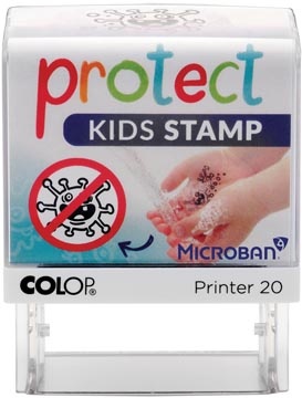 Colop Colop stempel Protect Kids stamp, stempel die kinderen helpt hun handen goed te wassen