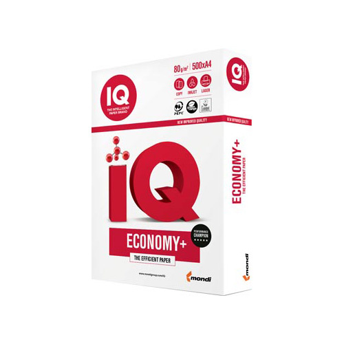 IQ IQ Economy+ printpapier ft A4, 80 g, pak van 500 vel