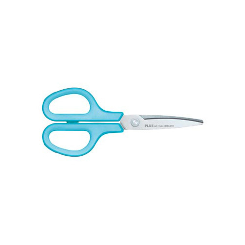 Plus Plus FitCut Curve SMART schaar linkshandigen, 17,5 cm, blauw