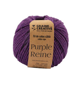 Graine Creative Macrame Touw Paars [1st]