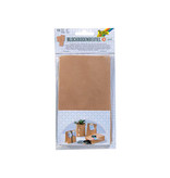 Folia Folia papieren zak, 100 x 55 x 175 mm, pak van 15 stuks, kraft