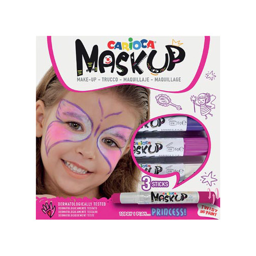 Carioca Carioca maquillagestiften Mask Up Princess, doos met 3 stiften