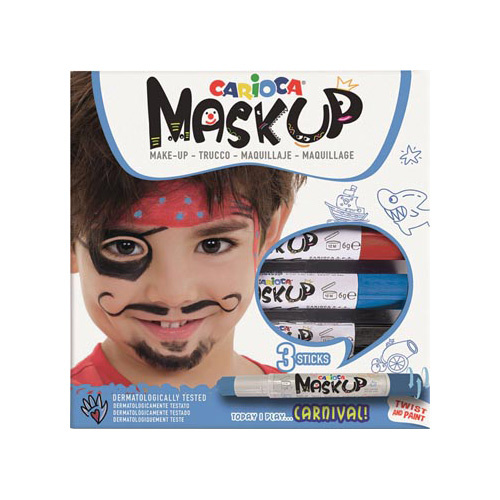 Carioca Carioca maquillagestiften Mask Up Carnival, doos 3 stiften