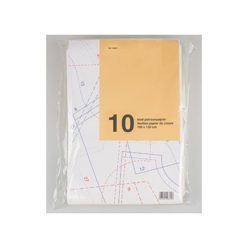 Merkloos Patroonpapier, ft 100 x 150 cm, pak van 10 vel