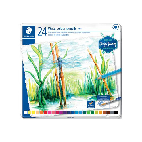 Staedtler Staedtler aquarel potlood, metalen doos met 24 kleuren