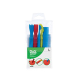 Das Das boetseerspatels, blister met 5 stuks in geassorteerde kleuren