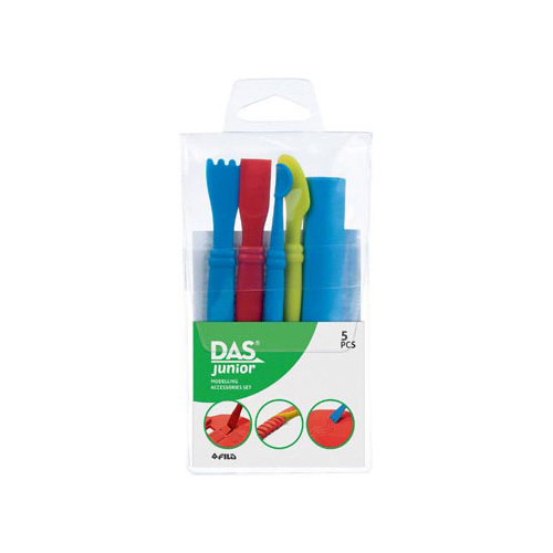 Das Das boetseerspatels, blister met 5 stuks in geassorteerde kleuren