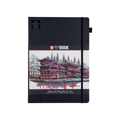 Sakura Sakura schetsboek, 140 g/m², ft A4, wit, 80 vel