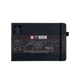 Sakura Sakura schetsboek, 140 g/m², ft A5, zwart, 80 vel