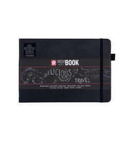 Sakura Sakura schetsboek, 140 g/m², ft A5, zwart, 80 vel