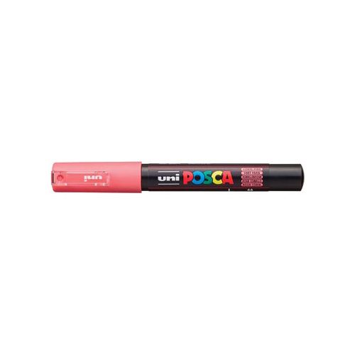 Posca uni-ball Paint Marker op waterbasis Posca, koraalrood