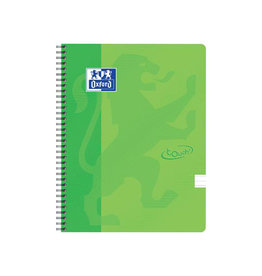 Oxford Oxford School Touch spiraalblok, ft A4, 140 bladzijden, gelijnd, groen (lime)