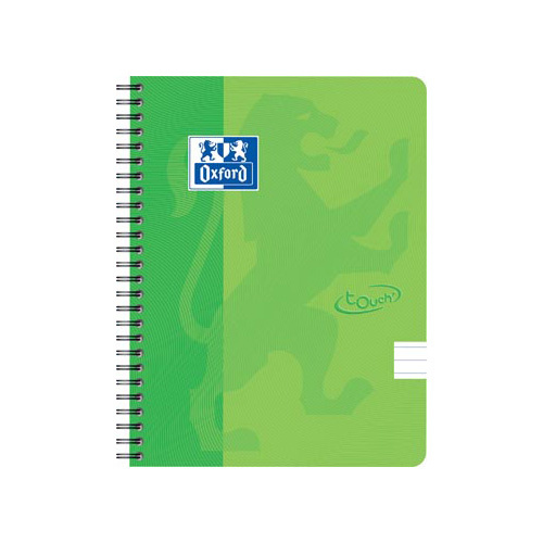 Oxford Oxford Touch spiraalblok, ft A5, lime groen