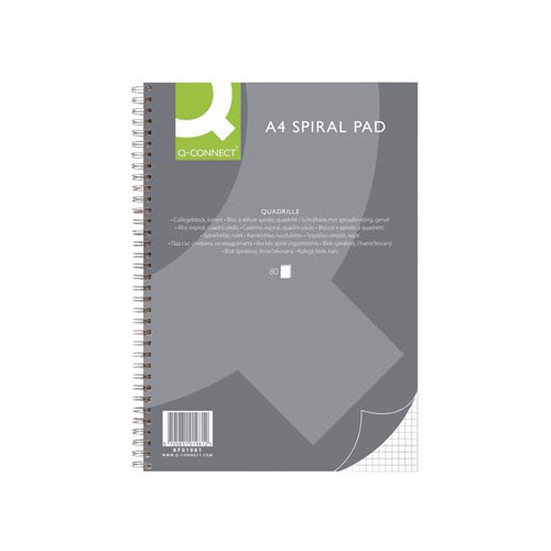 Q-CONNECT Q-CONNECT collegeblok, ft A4, 80 vel, geruit 5 mm