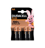 Duracell Duracell batterij Plus 100% AA, blister van 4 stuks