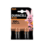 Duracell Duracell batterij Plus 100% AAA, blister van 4 stuks