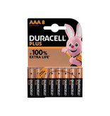 Duracell Duracell batterij Plus 100% AAA, blister van 8 stuks