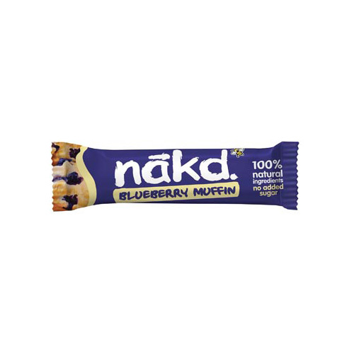 Nakd Nakd Blueberry Muffin, reep van 35 gr, pak van 18 stuks