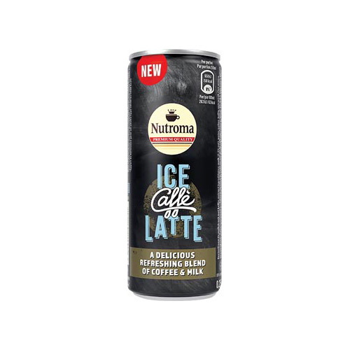 Nutroma Nutroma Ice Caffè Latte, blik van 25 cl, pak 12 stuks