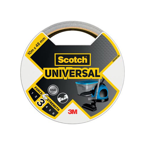 Scotch Scotch ducttape Universal, ft 48 mm x 10 m, zilver