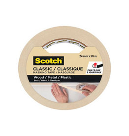 Scotch Scotch classic afplaktape, ft 24 mm x 50 m