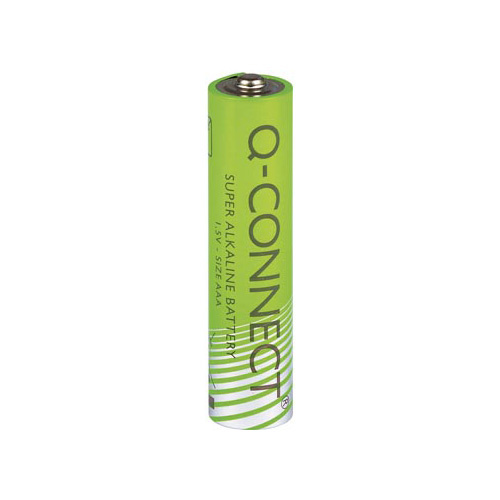 Q-CONNECT Q-CONNECT batterij, alkaline, AAA, blister van 4 stuks