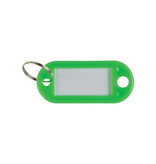 Q-CONNECT Q-CONNECT sleutelhanger, pak van 10 stuks, groen