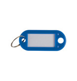 Q-CONNECT Q-Connect sleutelhanger, pak van 10 stuks, donkerblauw