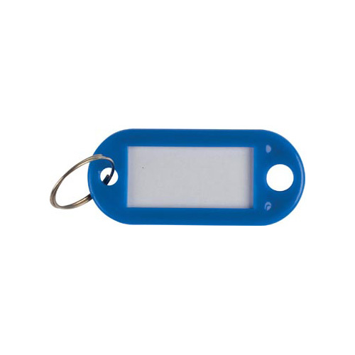 Q-CONNECT Q-Connect sleutelhanger, pak van 10 stuks, donkerblauw