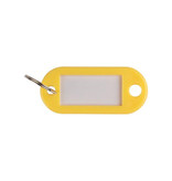 Q-CONNECT Q-CONNECT sleutelhanger, pak van 10 stuks, geel