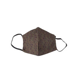 Merkloos Wasbaar mondmasker, green kites motief, maat: heren, pak van 5 stuks